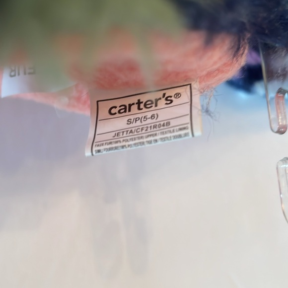 Carter’s Kids Slippers Jetta Fluffy Warm Slippers - Picture 8 of 8